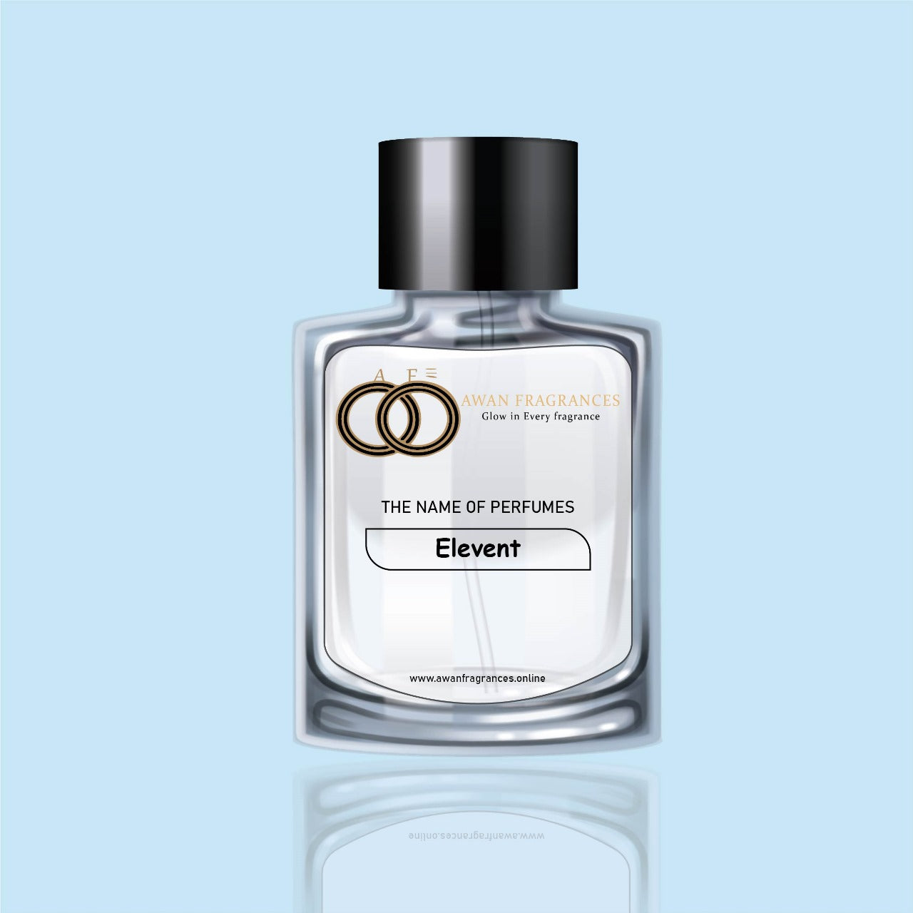 Elevent fresh men perfume with citrus aquatic refreshing scent